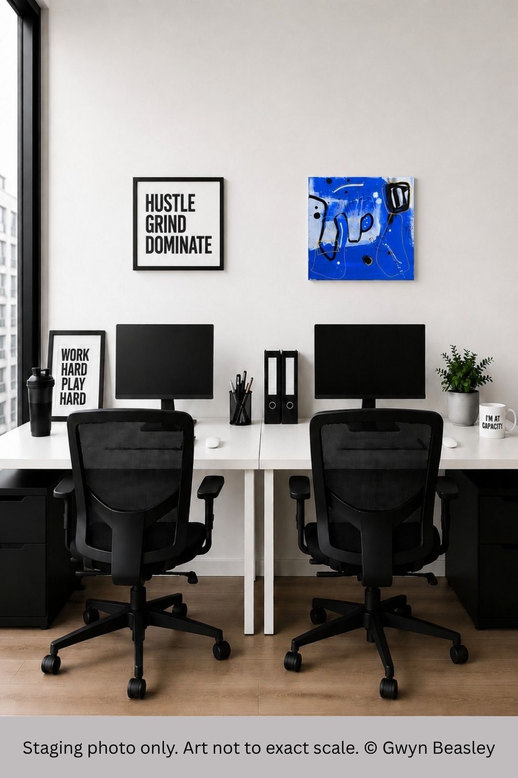 B.W Blue 10 - 30 x 30cm