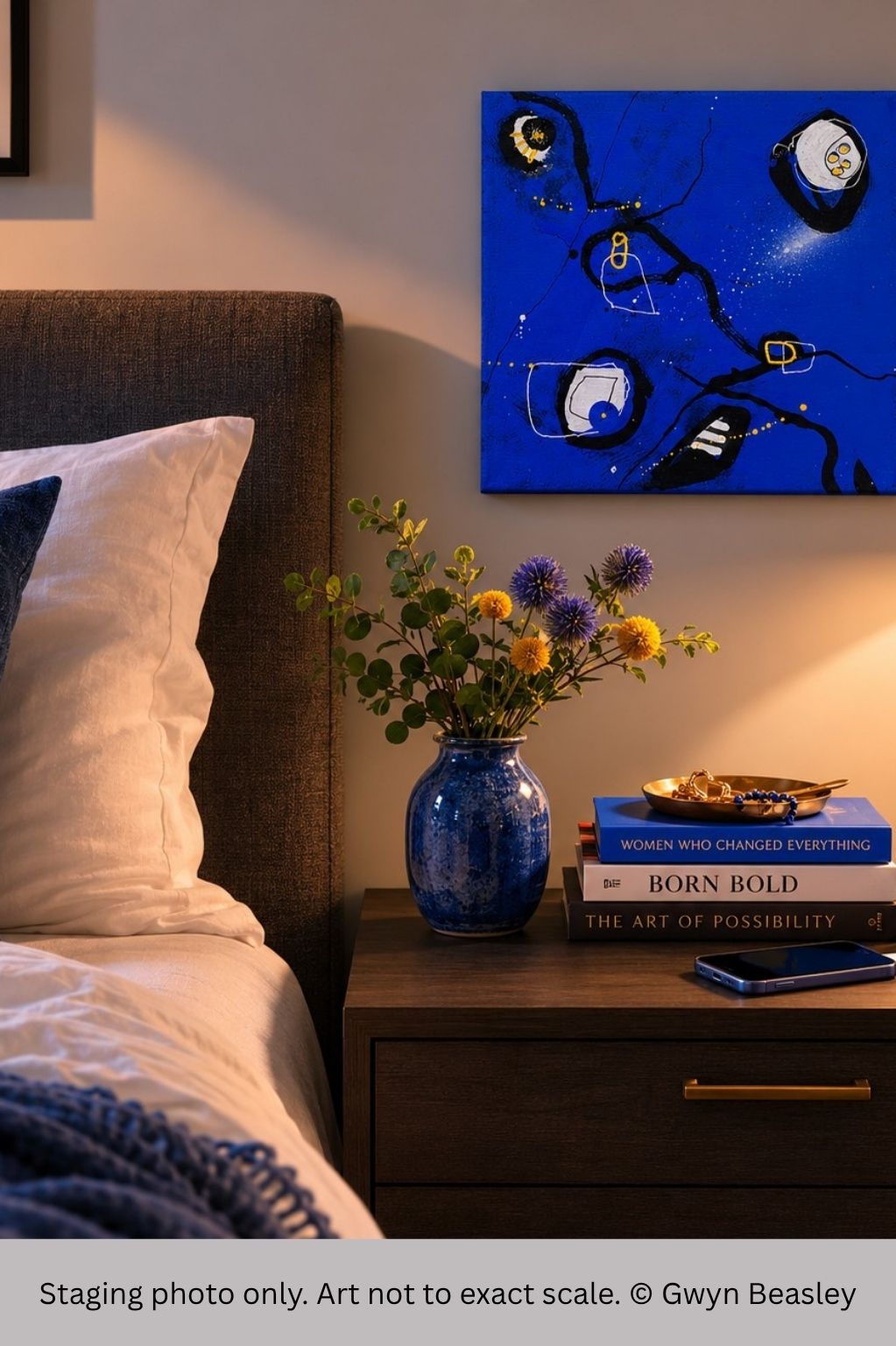 B.W Blue 9 - 30 x 30cm