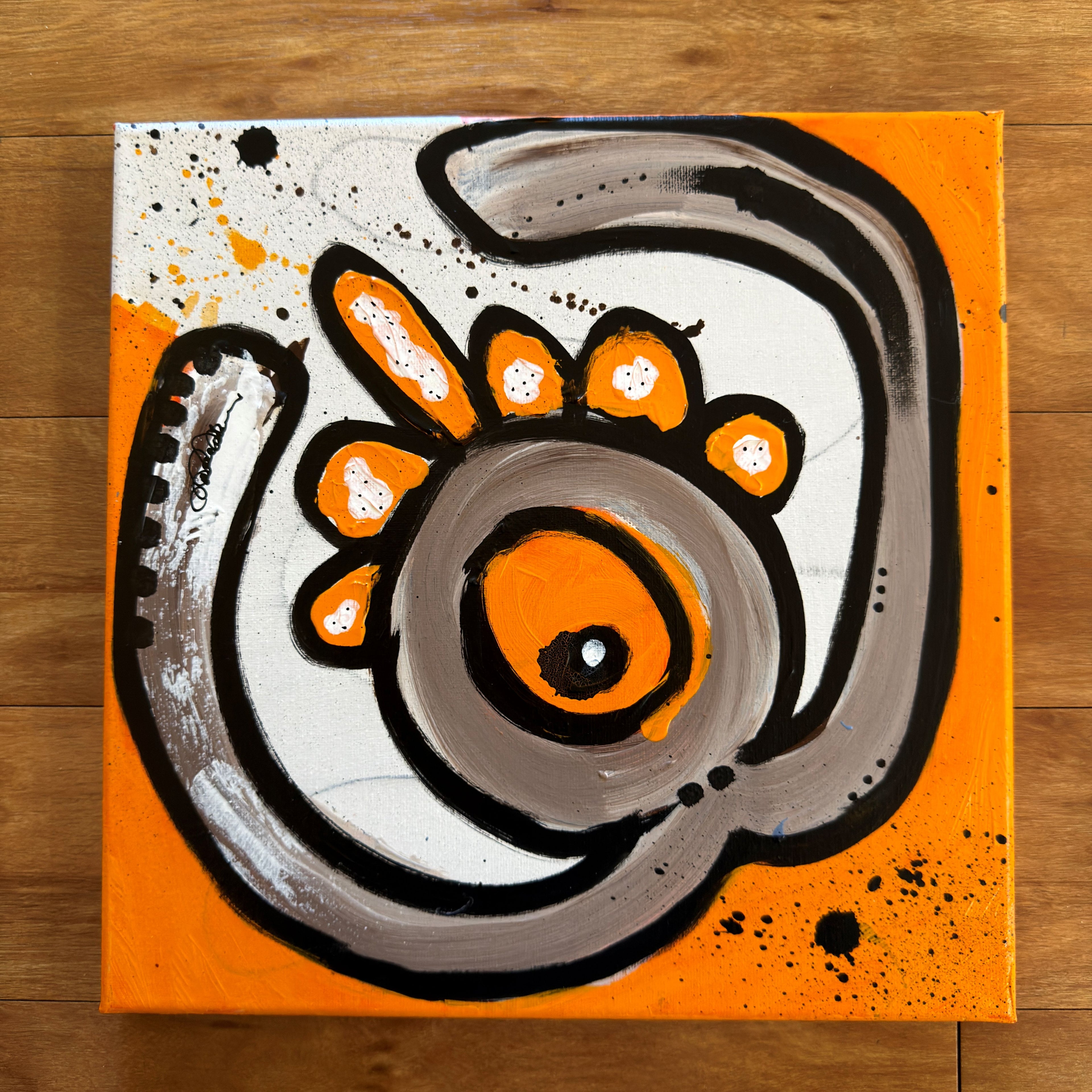 Orange Sunset 4 - 30 x 30cm