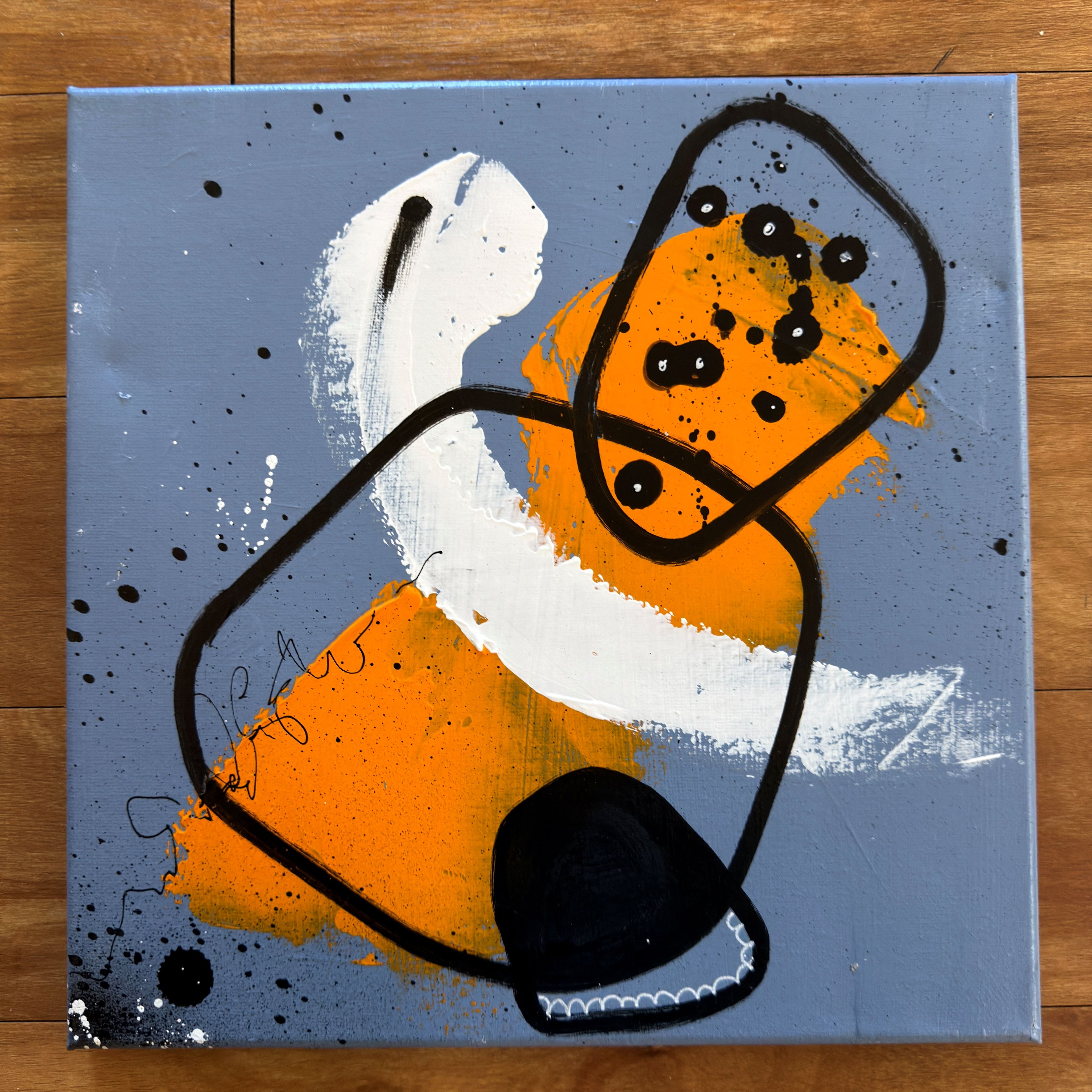 Orange Sunset 6 - 30 x 30cm